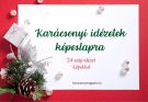karácsonyi idézetek képeslapra - 24 szép idézet képekkel