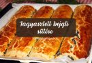 fagyasztott bejgli sütése