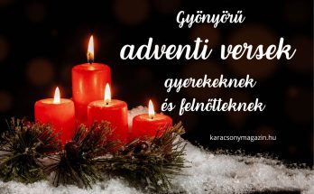 gyönyörű adventi versek gyerekeknek és felnőtteknek gyertyagyújtásra